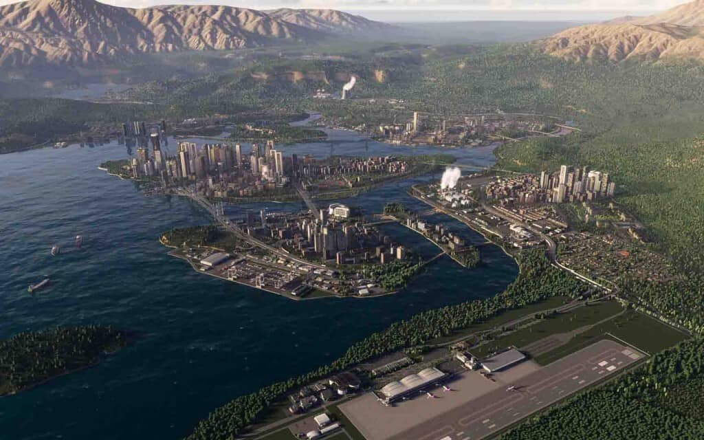  "Công viên và khu giải trí trong Cities Skylines II Leisure and Legacy"