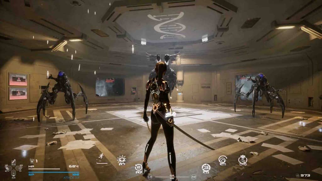 "Gameplay DISORDER - Hành động, phiêu lưu đỉnh cao." "Hình ảnh gameplay của DISORDER, với đồ họa hành động chặt chém ấn tượng."