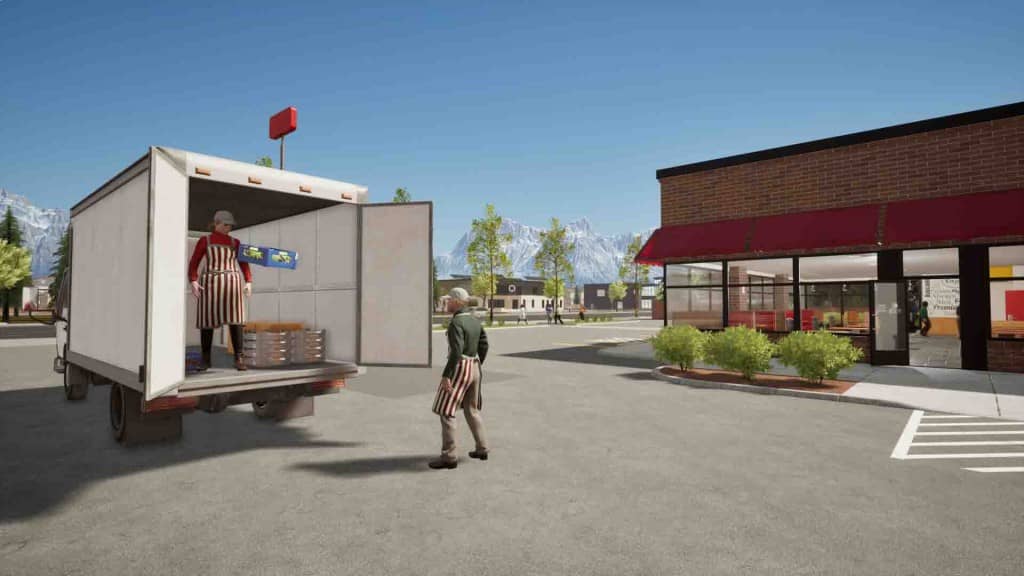 Gameplay Fast Food Simulator, trải nghiệm mô phỏng quản lý quán ăn. Hình ảnh gameplay Fast Food Simulator, trải nghiệm game quản lý fast food thú vị.