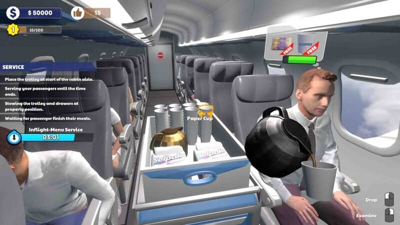 "Hướng dẫn chơi Cabin Crew Life Simulator chi tiết" "Cách chơi Cabin Crew Life Simulator - Công việc tiếp viên hàng không"