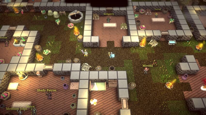 "Giao diện người chơi thân thiện trong 9th Dawn Remake" "Giao diện người chơi trong 9th Dawn Remake"