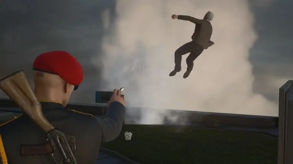 Cách ám sát mục tiêu từ xa trong Hitman 3 Agent 47 cải trang lính bắn tỉa thực hiện ám sát trong Hitman 3