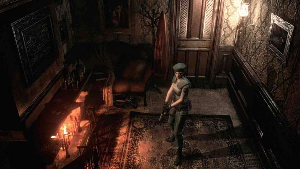 Hình ảnh chiến đấu trong Resident Evil HD REMASTER Gameplay Resident Evil HD REMASTER sinh tồn kinh dị