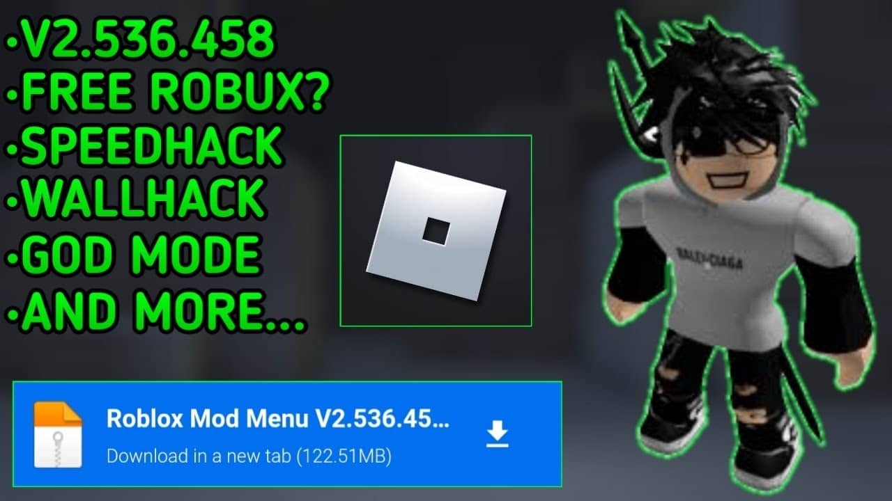 Trải nghiệm hack bay, xuyên tường với Roblox MOD Menu mới nhất Nhân vật trong Roblox sử dụng hack bay và speed hack trên bản MOD Menu