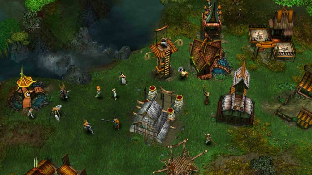Trận chiến hấp dẫn trong Battle Realms Zen Edition. Gameplay Battle Realms Zen Edition – Trận chiến chiến thuật kịch tính