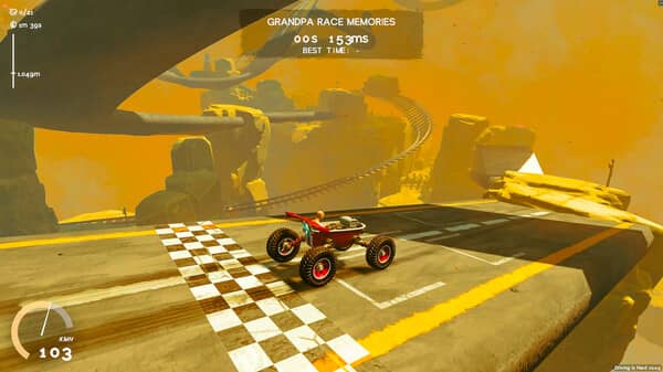 Gameplay Driving Is Hard - Lái xe vượt chướng ngại vật đầy kịch tính. Hình ảnh gameplay Driving Is Hard, trải nghiệm lái xe mạo hiểm, thử thách kỹ năng.