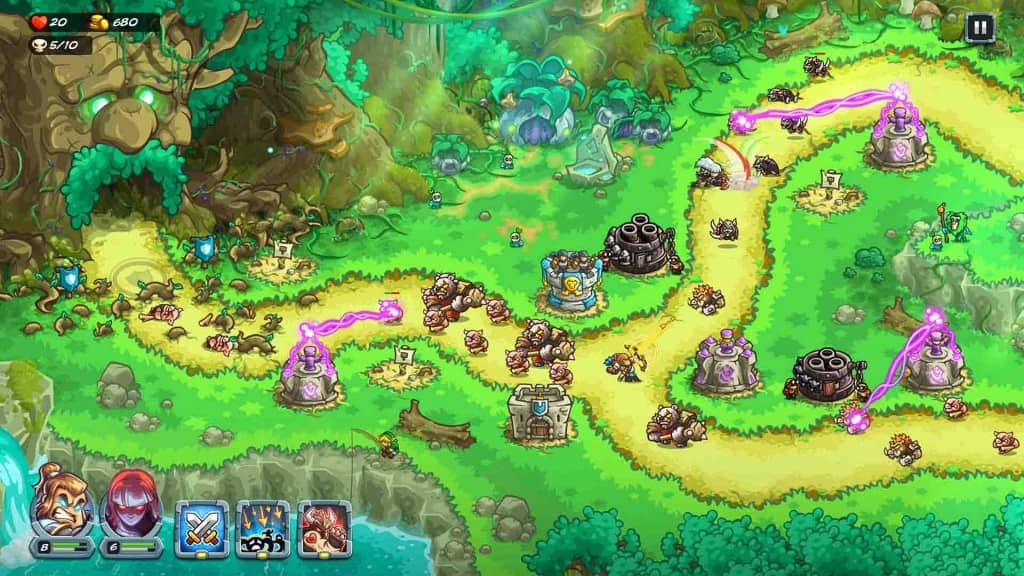 Kingdom Rush 5 gameplay - Chiến thuật hấp dẫn Gameplay Kingdom Rush 5: Alliance TD chiến thuật