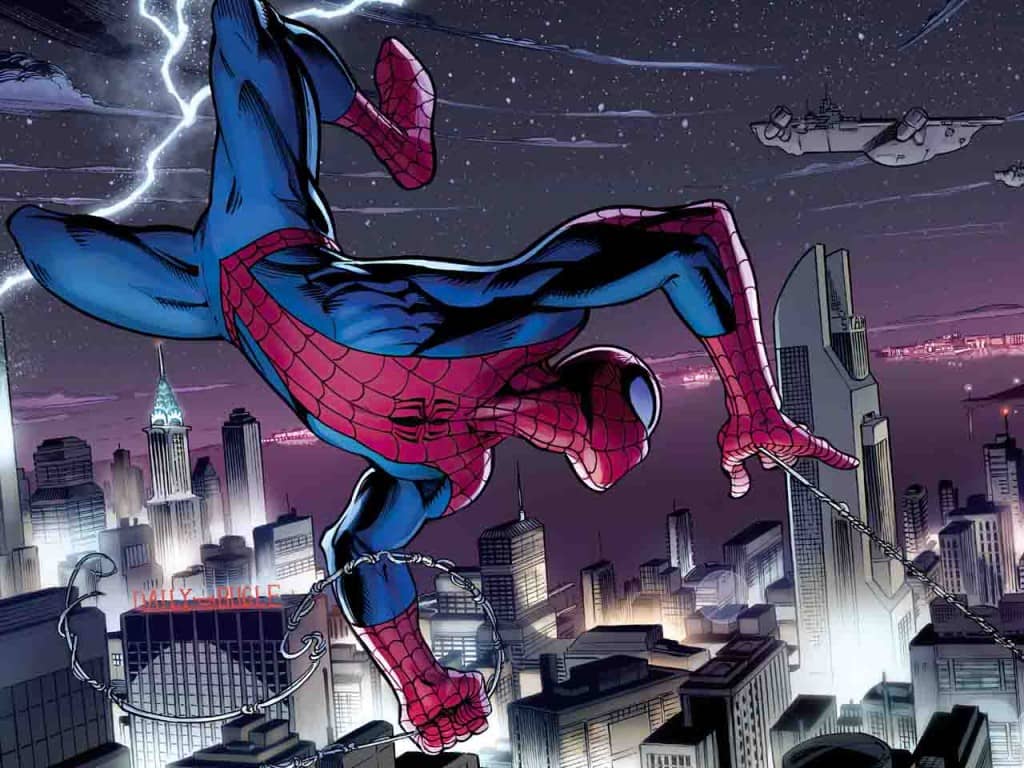 Gameplay Ultimate Spider-Man - Chiến đấu kịch tính và di chuyển mượt mà Hình ảnh gameplay Ultimate Spider-Man - Người Nhện đu tơ trên các tòa nhà New York