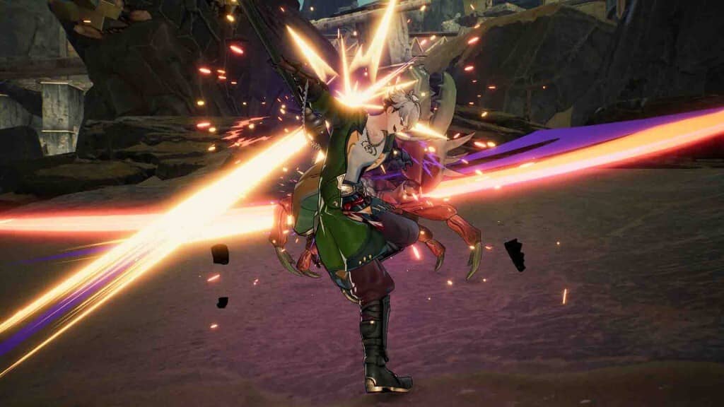 Gameplay Atelier Yumia The Alchemist of Memories trận chiến cận chiến với kiếm pháp mạnh mẽ