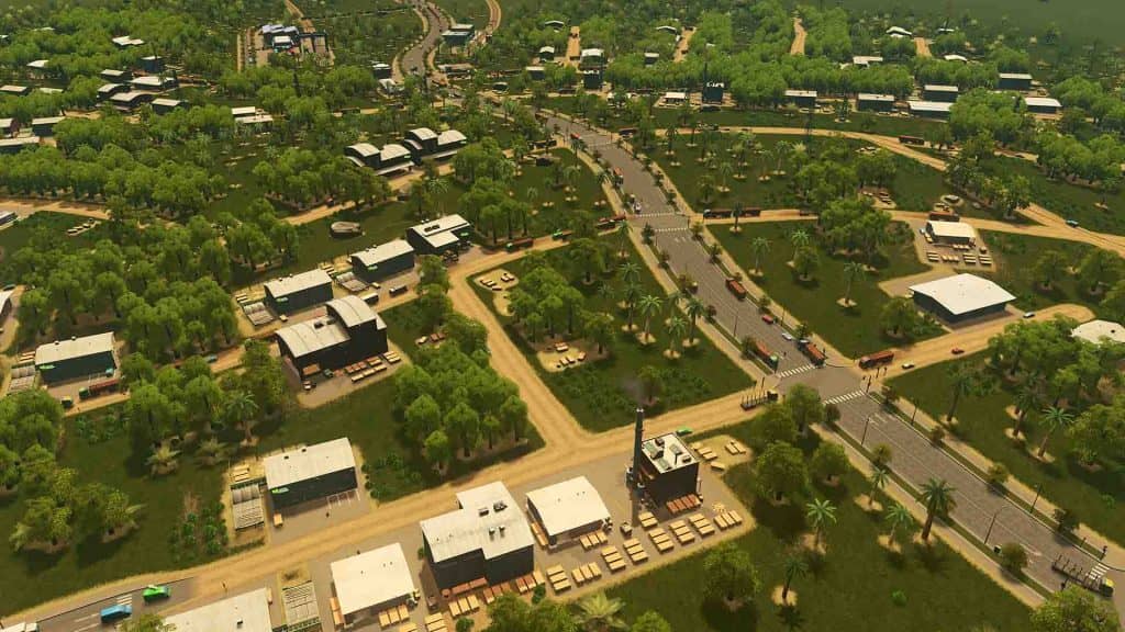  Cities: Skylines, mô phỏng giao thông địa phương với các đường cao tốc phức tạp.