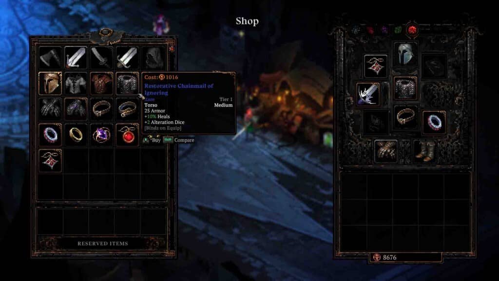 Death Must Die - nhân vật chính đối đầu quái vật trong đấu trường roguelike.