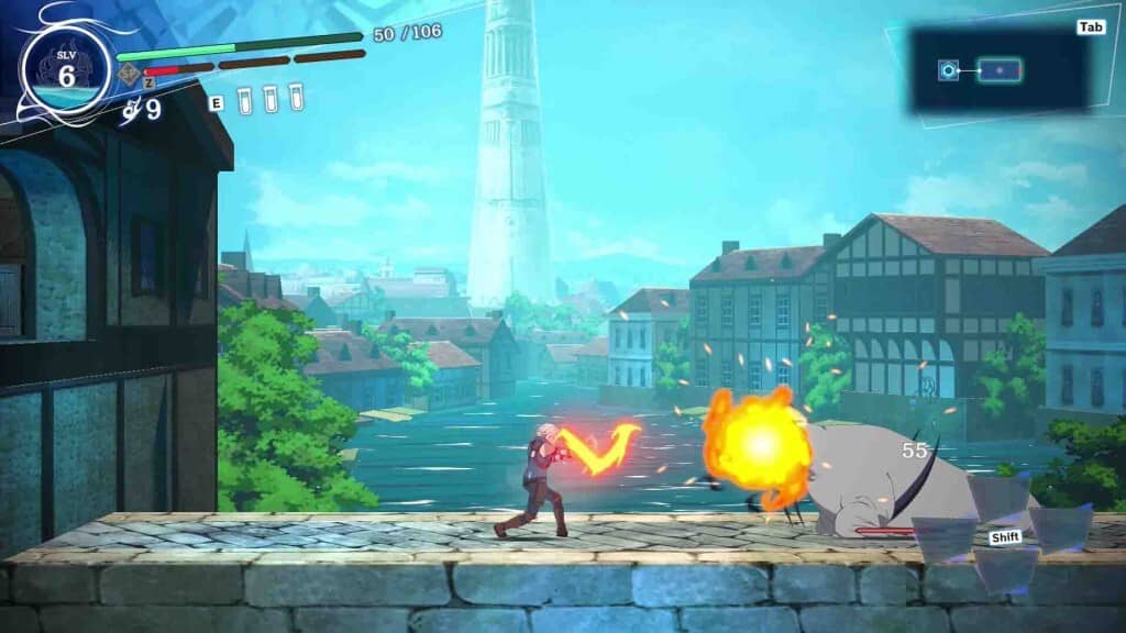 Trận chiến boss hoành tráng trong Is It Wrong to Try to Pick Up Girls in a Dungeon Fullland of Water and Light