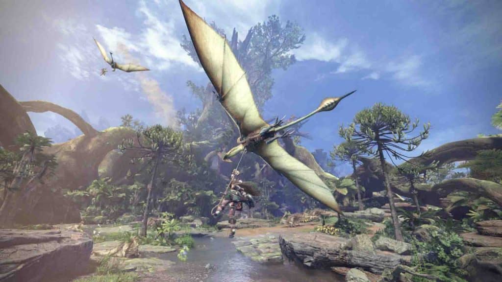 gameplay-monster-hunter-world-bay-luon-cung-khung-long-bay