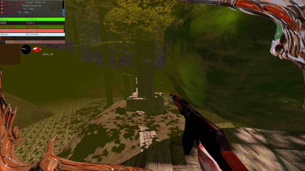  "Hình ảnh gameplay Psycho Patrol R - Nhân vật chính chiến đấu với kẻ thù"