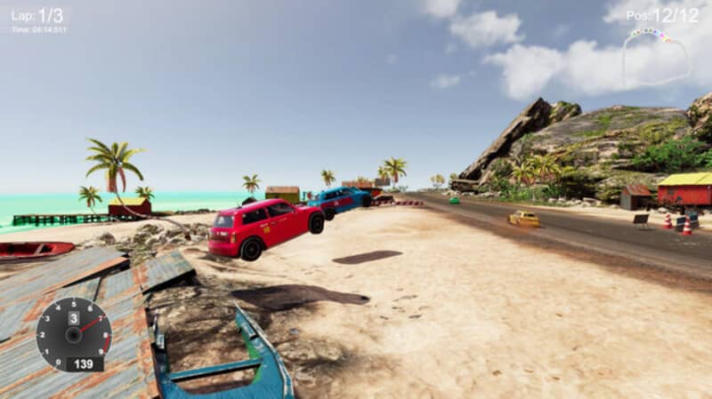 "Đường đua khốc liệt trong Rival Roads Car Racing - Trải nghiệm chân thực"