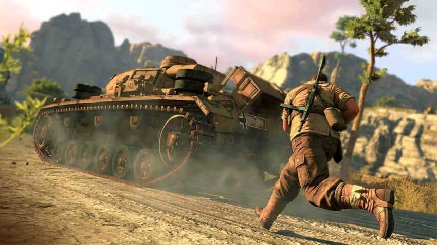 "Bản đồ chiến trường Bắc Phi Sniper Elite 3 - Môi trường chiến đấu rộng lớn"