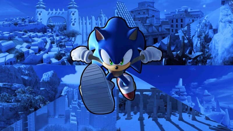 Cảnh chiến đấu Werehog trong Sonic Unleashed - Lối chơi hành động hấp dẫn.