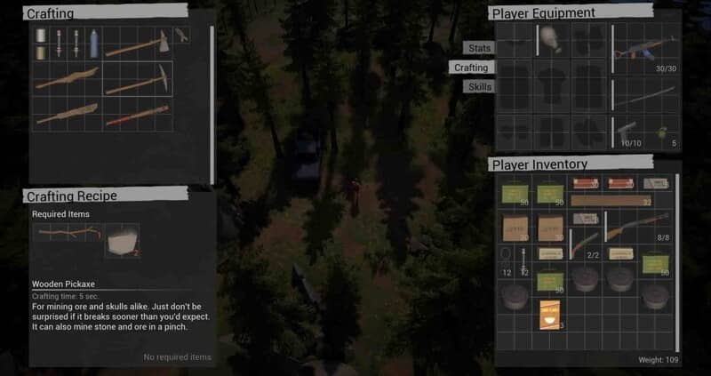"The Last Camp Free Download - Hướng dẫn chơi game" "The Last Camp - Nhân vật sinh tồn giữa khu rừng u ám"
