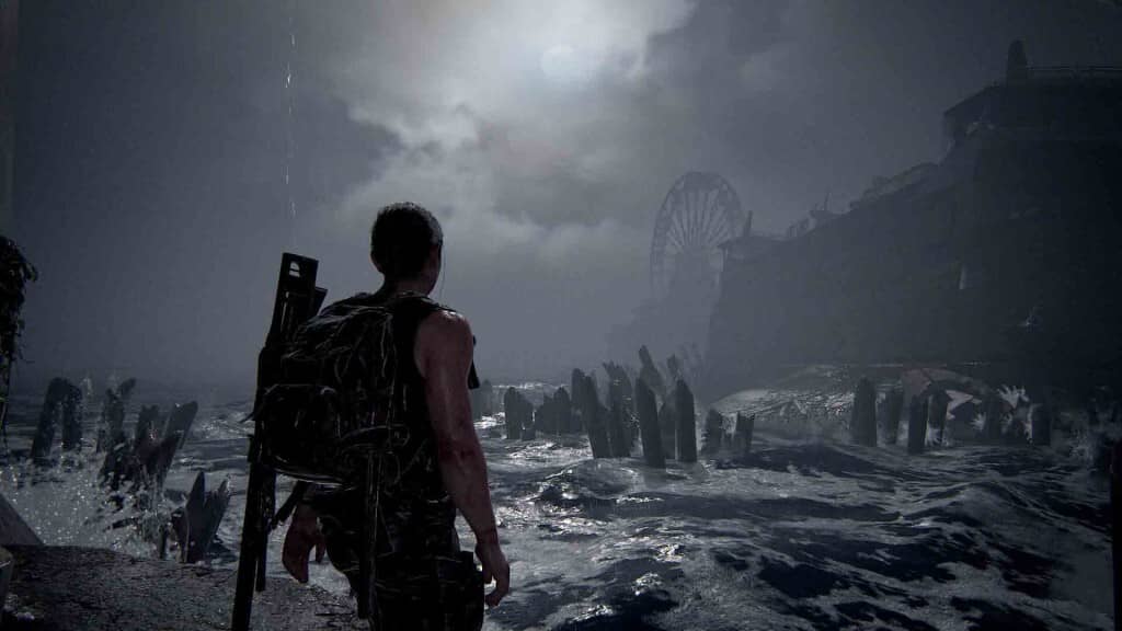 Cảnh chiến đấu trong The Last of Us Part II Remastered đầy căng thẳng