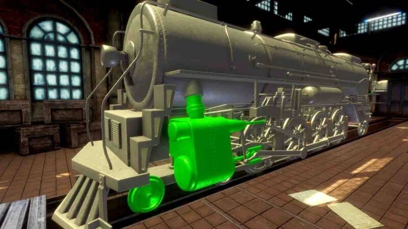  Cận cảnh động cơ tàu hỏa trong Train Mechanic Simulator 2017 - Hình ảnh thực tế