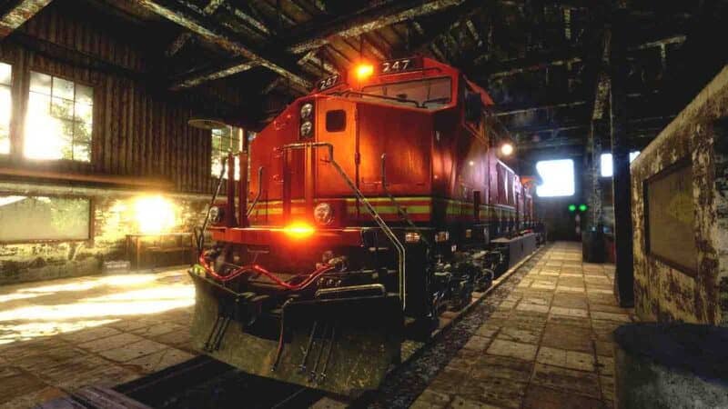  Xưởng bảo trì tàu hỏa trong Train Mechanic Simulator 2017 - Thế giới mở rộng lớn