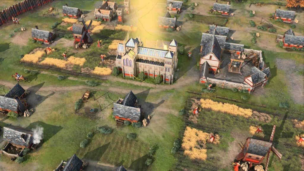 AOE IV Building and Tech Upgrade Xây dựng và nâng cấp công trình trong Age of Empires IV