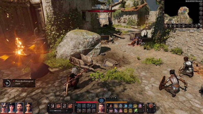 Gameplay chiến đấu Baldur's Gate 3 Chiến đấu trong Baldur's Gate 3 với đồ họa đẹp mắt