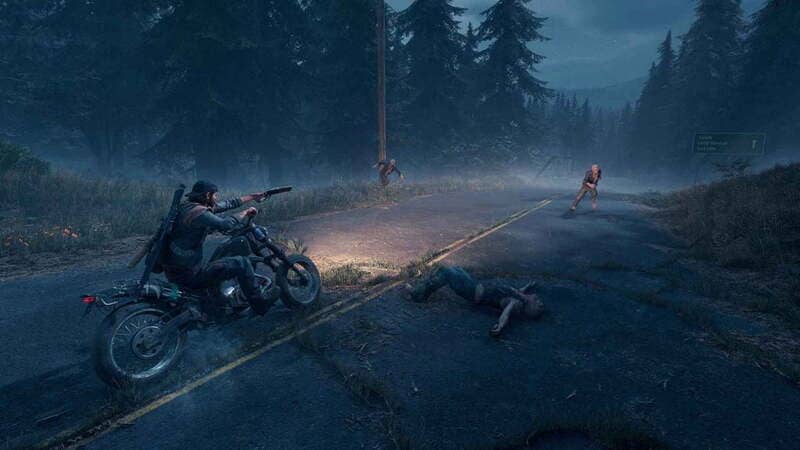 Cuộc rượt đuổi mô tô qua rừng núi Oregon trong Days Gone Gameplay rượt đuổi mô tô qua rừng núi Oregon trong Days Gone