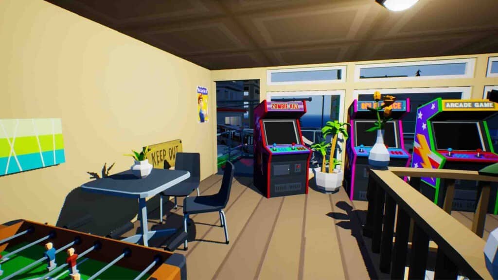 Hình ảnh gameplay DeadPoly - Nhân vật chiến đấu chống lại zombie