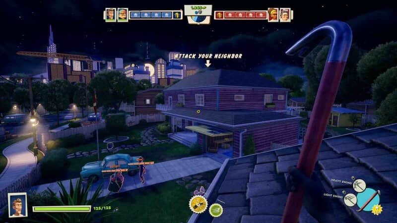 "Trận đấu Neighbors Suburban Warfare - Phá hủy môi trường và chiến thuật" "Trận đấu Neighbors Suburban Warfare - Phá hủy môi trường và chiến thuật đa dạng"
