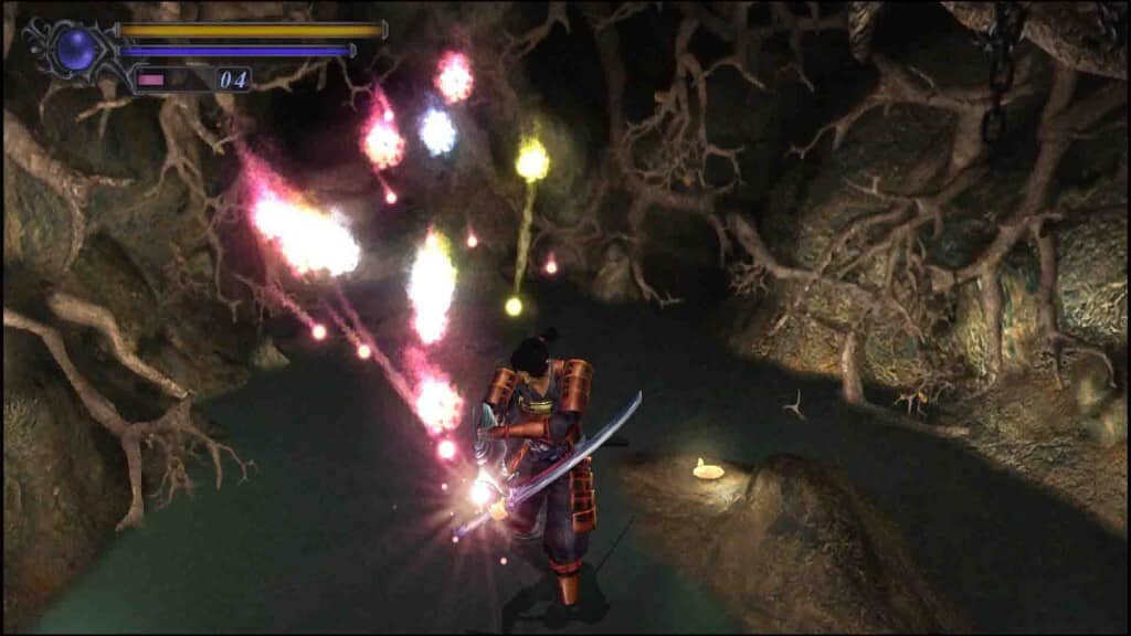 Trận đấu kịch tính với boss khổng lồ trong Onimusha Warlords Đối đầu với boss khổng lồ trong Onimusha Warlords