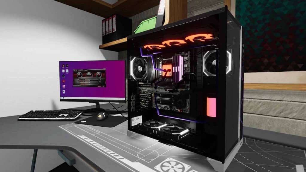 Tùy chỉnh hệ thống làm mát nước trong PC Building Simulator 2