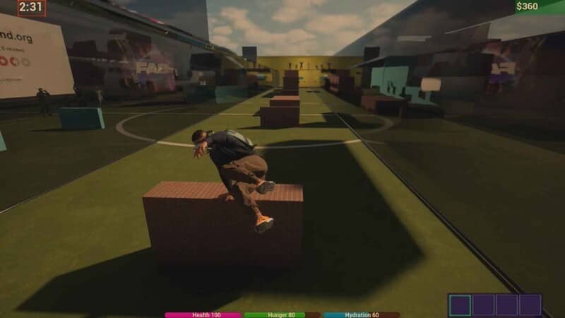 "Khám phá thế giới đầy thử thách trong Run Sprint Parkour" "Tựa game Run Sprint Parkour với môi trường sống động"