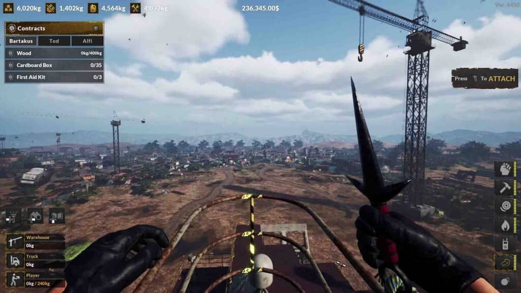 Cảnh phá hủy tàu khổng lồ trong Ship Graveyard Simulator 2