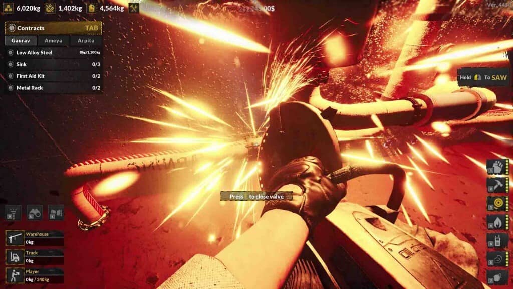 Công cụ và hệ thống nâng cấp trong Ship Graveyard Simulator 2