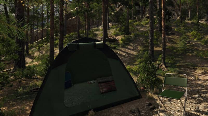 Game The Stalked 2 - Cảnh trong gameplay thế giới mở đầy bí ẩn và hồi hộp khám phá bản đồ thế giới mở trong The Stalked 2