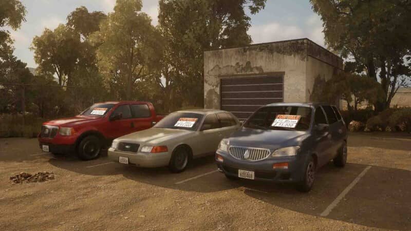 Bán xe và đàm phán giá trong Car Dealer Simulator Đàm phán và bán xe cho khách hàng trong Car Dealer Simulator