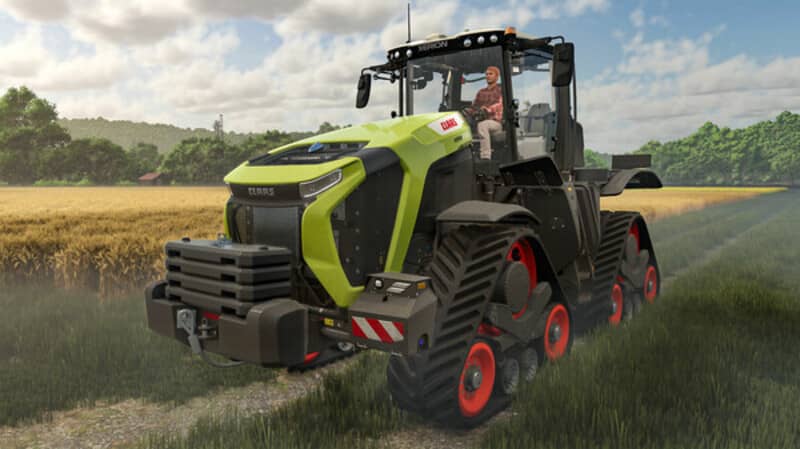 Thu hoạch mùa vụ và quản lý trang trại trong Farming Simulator 25 Cảnh thu hoạch mùa vụ trong Farming Simulator 25