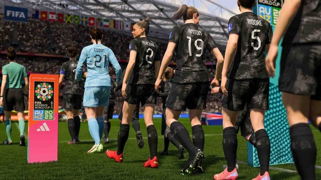 Tính năng FIFA Women's World Cup với các đội tuyển quốc gia nữ trong FIFA 23 FIFA 23 Ultimate Edition: Đội hình cầu thủ nữ chuẩn bị ra sân