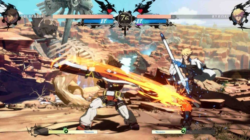 Đồ họa 2.5D cực chất trong GUILTY GEAR STRIVE bản Việt hóa Đồ họa anime cực đẹp trong GUILTY GEAR STRIVE