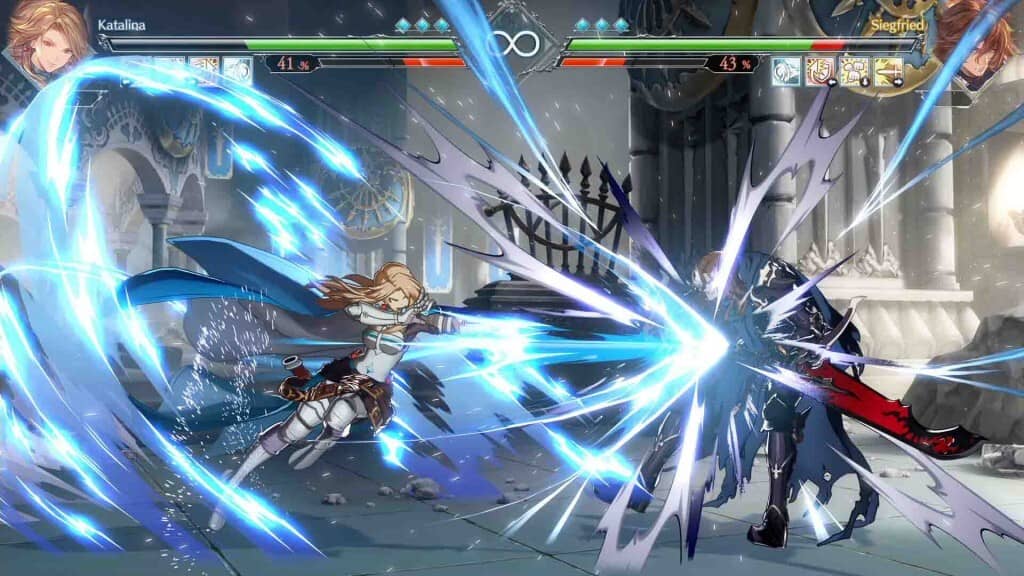 "Galleon Special Move in Granblue Fantasy Versus Rising" "Nhân vật Galleon sử dụng kỹ năng đặc biệt trong Granblue Fantasy Versus Rising"