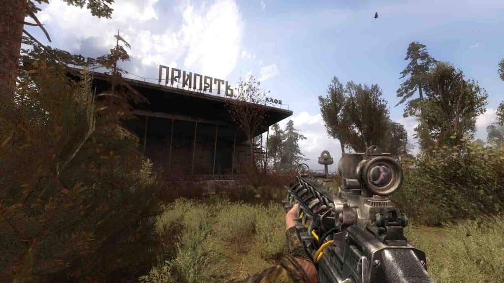 "Đồ Họa Nâng Cấp - S.T.A.L.K.E.R. Call of Prypiat Enhanced Edition" "Đồ họa chi tiết trong S.T.A.L.K.E.R. Call of Prypiat Enhanced Edition"