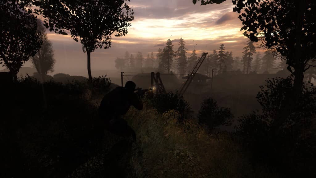 "S.T.A.L.K.E.R. Clear Sky Enhanced Edition – Đối đầu với quái vật và thử thách sinh tồn." "Hình ảnh chiến đấu với quái vật trong S.T.A.L.K.E.R. Clear Sky Enhanced Edition – Trải nghiệm sinh tồn căng thẳng."