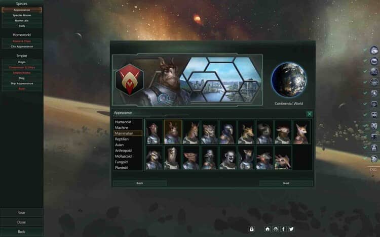 Trận chiến không gian trong Stellaris Biogenesis Giao diện chiến đấu ngoài không gian trong Stellaris Biogenesis