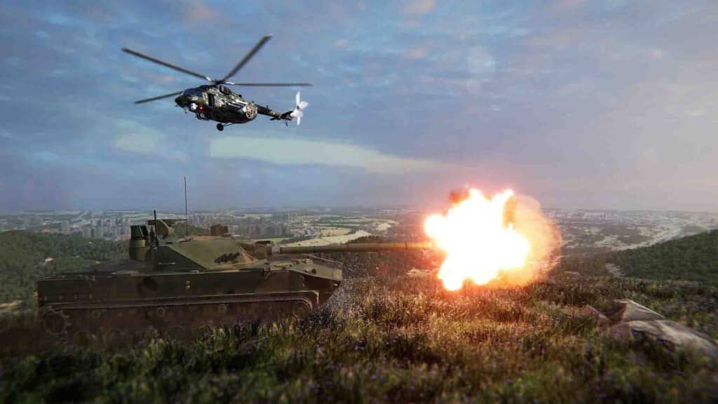 Broken Arrow realistic battlefield effects Broken Arrow chiến trường thực tế – hiệu ứng nổ, đạn pháo chi tiết