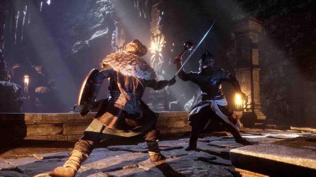 Castle Battle Ertugrul of Ulukayin Cảnh Ertugrul chặt chém quân địch trong lâu đài