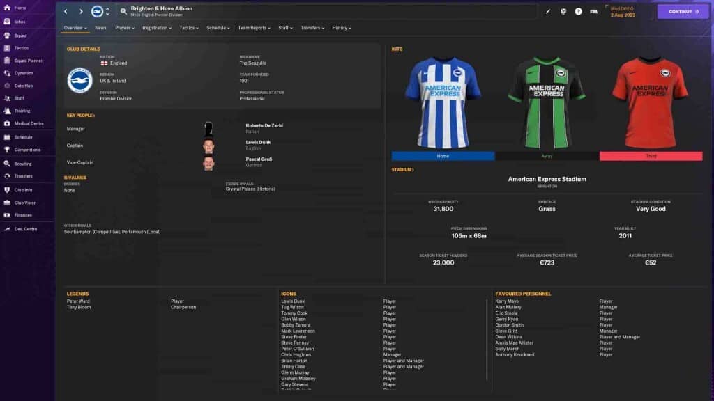 Phân tích trận đấu trong Football Manager 2024 Phân tích dữ liệu trận đấu trong Football Manager 2024