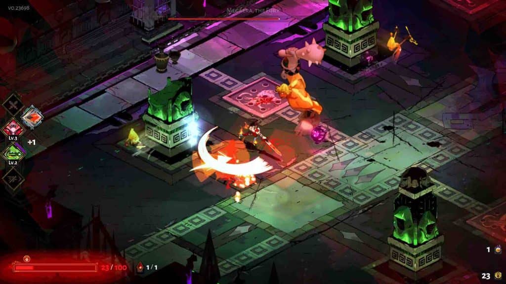 Zagreus sử dụng vũ khí thần thoại trong Hades Zagreus sử dụng vũ khí thần thoại trong Hades