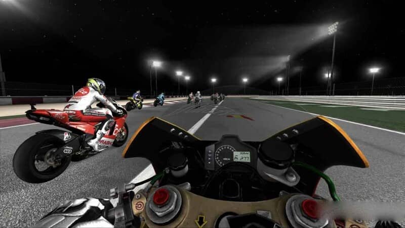 Đồ họa sắc nét và chi tiết trong MotoGP 08 trên PC. Đồ họa sắc nét và chi tiết trong MotoGP 08 trên PC.