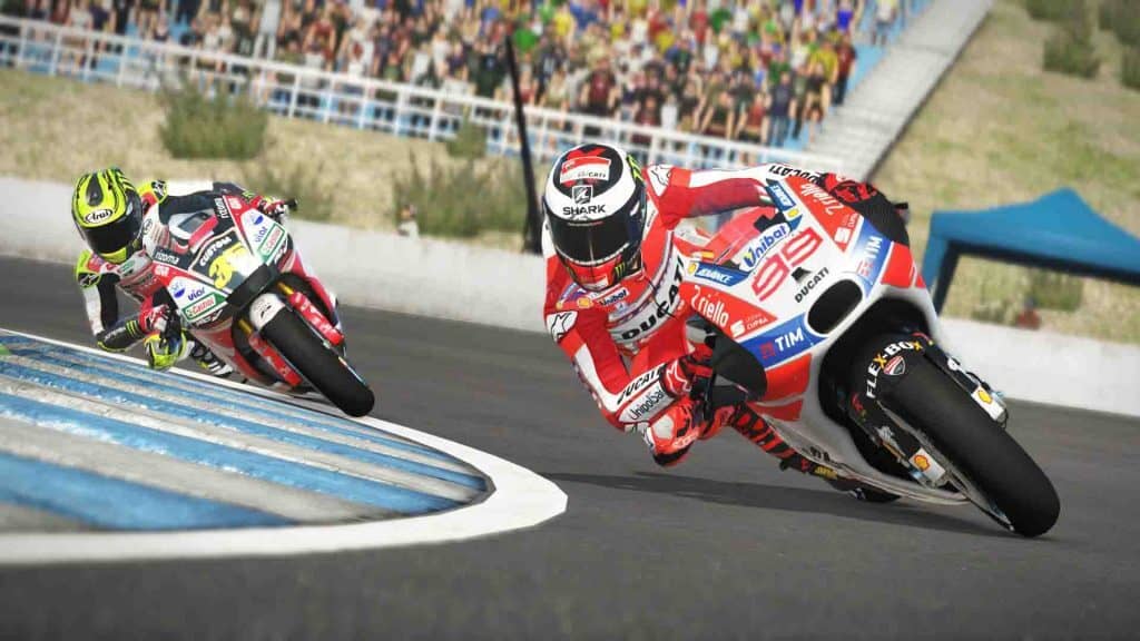 Thử thách kỹ năng lái trong MotoGP 17 Các tay đua và xe MotoGP 17 - Sự cạnh tranh khốc liệt